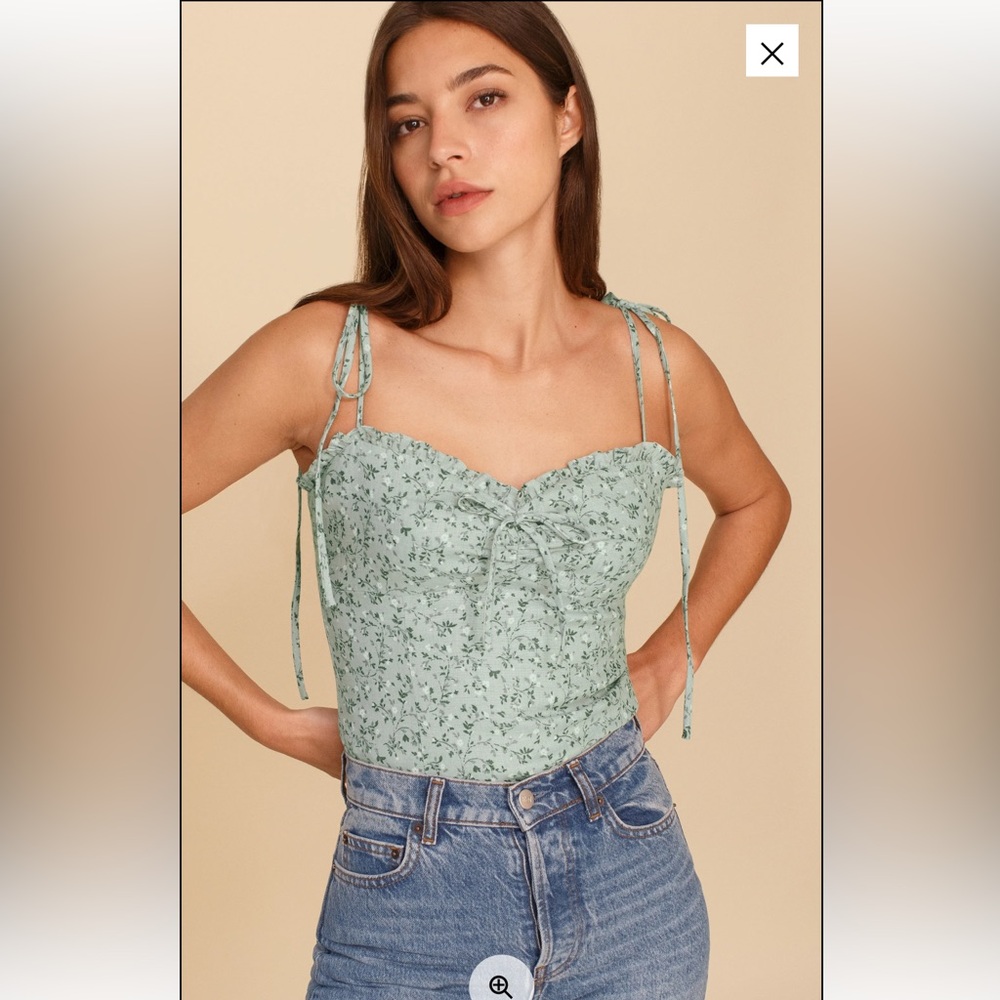 Reformation - Holcomb Linen Top - size 4